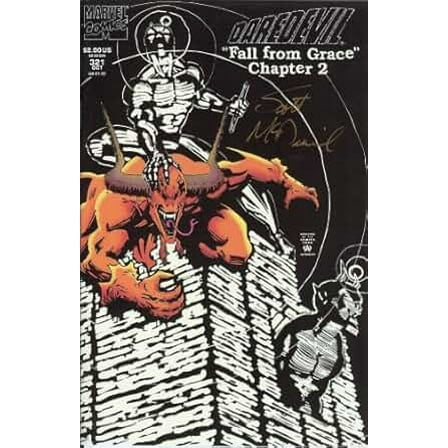 Daredevil #321 VF/NM Signed by Scott McDaniel