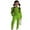 Green, variant on CHEEREAM Girls Long Sleeve Sweatshirts Sweatpants Sets Kids Fashion Solid Fall Winter Tracksuit Jogger Pullover Pants Sets