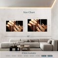 thumbnail image 3 of Elephant Stock Classy Neutral Nails Wall Art - Horizontal Multi Panel Canvas - Salon Wall Decor - Fashion And Beauty Multi Panel - Black And Beige Decor - 65" x 42", 3 of 4