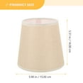 thumbnail image 2 of WORGEOUS Barrel Lamp Shade Clip On Cover for Table Lamp Chandelier, 2 of 8