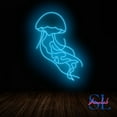 thumbnail image 4 of Shinelab Jellyfish Neon Sign, Sea Jellyfish Led Sign, Jellyfish Lover Gifts, Sea Animal Wall Art Decor 664, 4 of 5