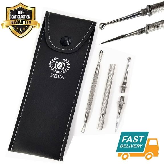 Blackhead Whitehead Pimple Popper Remover Tool Acne Comedone Extractor Zit