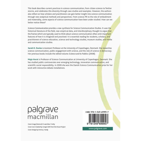 Science Communication: Culture, Identity and Citizenship, (Paperback)