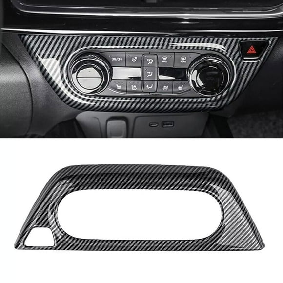 Newest Carbon Fiber Air Conditioner Button Panel Cover Trim For Chevrolet For Trax 2024 Direct Replacement Car Accessories
