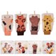 thumbnail image 3 of 4 manoplas exfoliantes de doble cara con diseño adorable para masaje corporal., 3 of 7