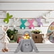 thumbnail image 3 of Bolso de mano de conejito de Pascua con asa de orejas largas ajustables | Canasta de búsqueda de huevos para niños | Cubo de almacenamiento de regalo | Diseño de tela multicolor | Tamaño de 9x9.8, 3 of 8