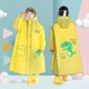 thumbnail image 1 of Chubasquero para niños, guardería, bebés, niños de primaria, niños y niñas, impermeable con mochila escolar, poncho con cremallera de doble ala, 1 of 6