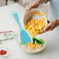 thumbnail image 3 of Qiysamall 6-Piece Silicone Rice Spoons Set, Colorful Non-Stick Kitchen Spatulas and Cooking Utensils for Easy Serving, 3 of 6