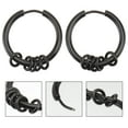 thumbnail image 3 of 1 Pair Stylish Men Ear Pendants Men Ear Piercing Earrings Fashion Accessory, 3 of 9