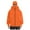 #021-Orange, variant on Yusimy Mens Cargo Athletic Hoodie with Double Hood & Face Mask Warm Zip Pockets Long Sleeve Casual Jacket