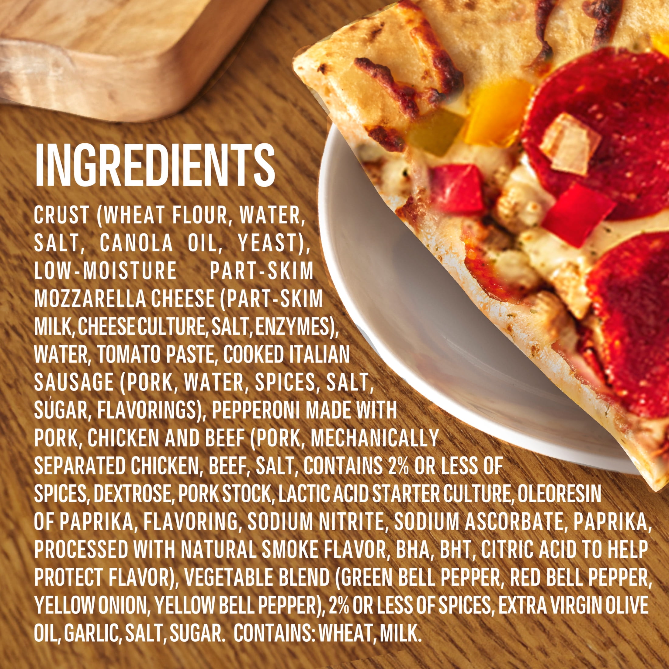 DiGiorno Frozen Pizza, Supreme Speciale, Wood Fired Style Crust Pizza, 17.1 oz (Frozen)