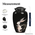 thumbnail image 2 of Rabbit Mystical Sparkle Bunny Funeral Urns For Adult Ashes Men - Large Urns For Human Ashes With Bag - Urns For Ashes Adult Male & Female - Cremation Urns For Ashes For Women (Size-10inch), 2 of 5