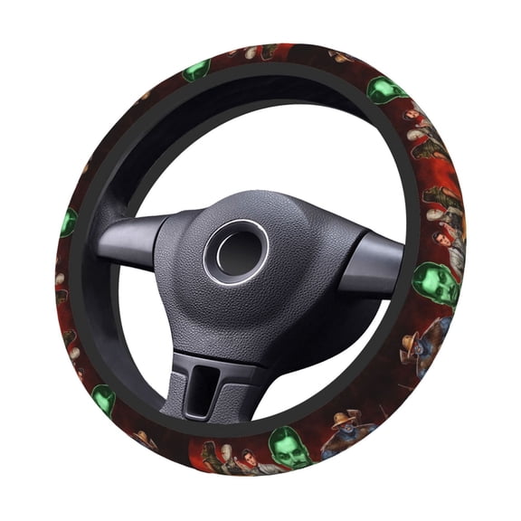 Fall-Out Steering Wheel Cover Elastic Stretch Breathable Vehicle Steering Wheel Protector Car Interior Accessories