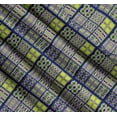 thumbnail image 3 of Soimoi Cotton Voile Fabric Check & Moroccan Patchwork Printed Fabric 1 Yard 42 Inch Wide, 3 of 7