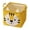 Yellow, variant on Yellow Collapsible Storage Basket With Handle Cute Cartoon Animal Linen Cotton Bin For Home Organizing