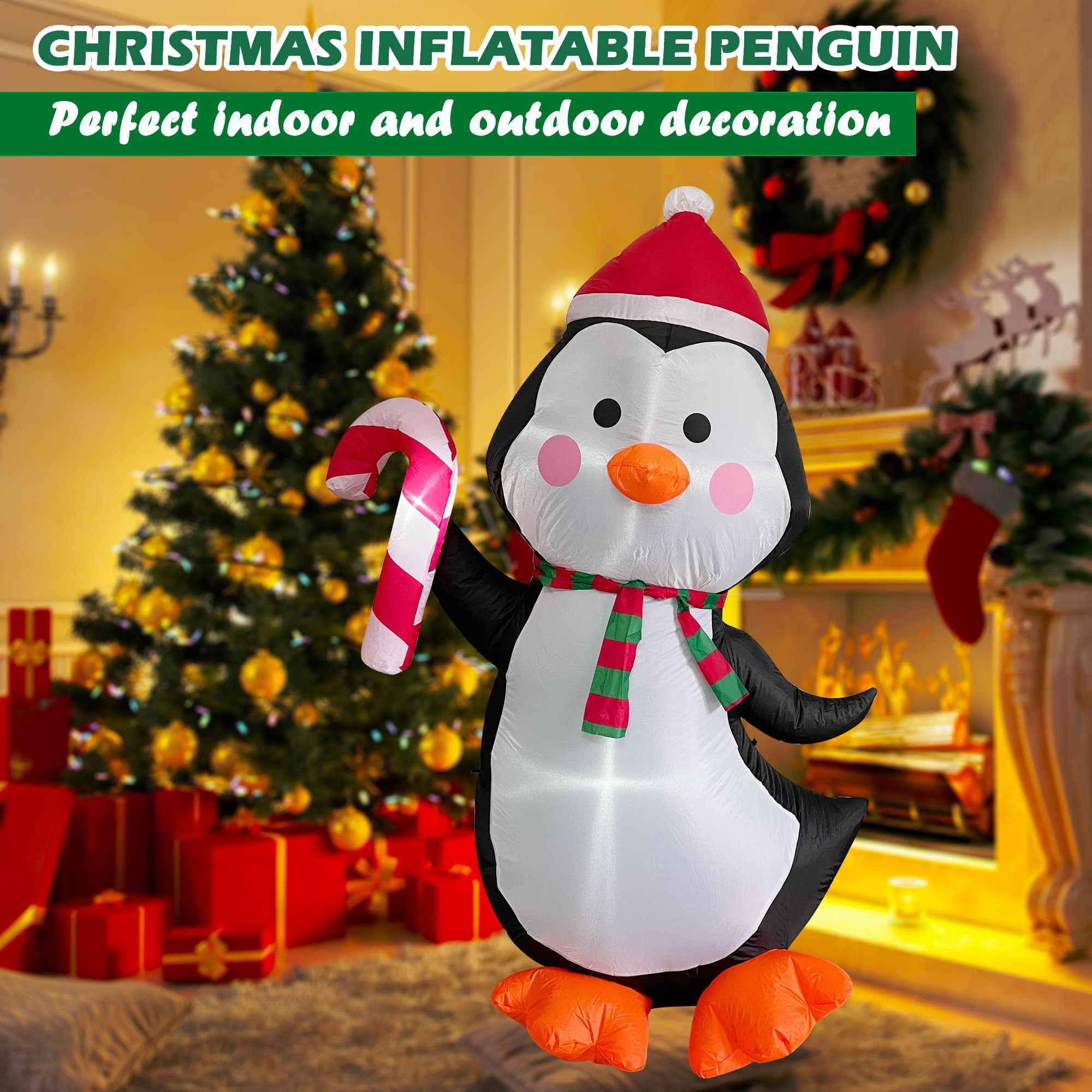 3dRose Gartenflagge ‚Crazy Penguin Lady‘ – 30,5 X 45,7 Cm, Aus Polyester, Für Mast Oder Wand