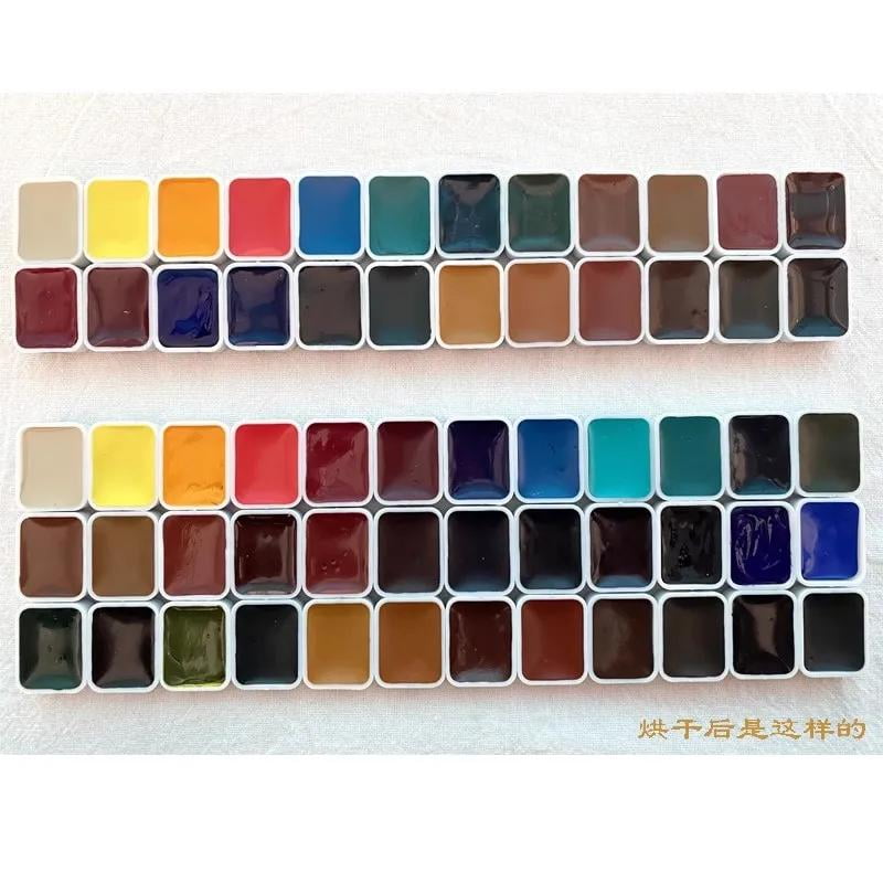 USA original DANIEL SMITH watercolor pigment mineral color divided watercolor 24 color 36 color 1ml 2ml artist painting supplies