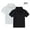Black, variant on Kids School Uniform Shirt 8 Years Boys polo T-Shirts Round Neck School Uniform T Shirt Blue Size 8 Years