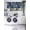 Gray Blue, variant on Navy Blue Christmas Snowflakes Kitchen Valances for Windows White Winter Holiday Valance Curtains  for Kitchen /Living Room/Bedroom/ Bathroom Decor, 54"x18 " ,Rod Pocket 1 Panel,