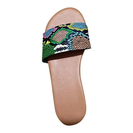 

Women s Flat Sandals Sandal Printed Roman Shoes Ladies Beach Comfortable Sandals Women Dressy Summer Flat Women s Flat Sandals with Back Strap
