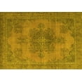 thumbnail image 1 of Ahgly Company Indoor Rectangle Abstract Yellow Modern Area Rugs, 4' x 6', 1 of 4
