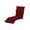 Red, variant on YardVibe Waterproof Long Lounger Chair Cushion, Outdoor Chaise Lounge Chair Cushions with Ties, Patio Recliner Thickened Lounge Cushions for Indoor 78 x 22 Inches, Red