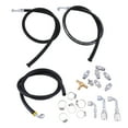 thumbnail image 2 of Molaner Universal Power Steering Hose Kit for Hydroboost Fit Heavy Duty Rubber & Brass Lines, 2 of 16