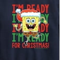 thumbnail image 3 of SpongeBob SquarePants - I'm Ready For Christmas - Toddler And Youth Crewneck Fleece Sweatshirt, 3 of 6