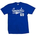 thumbnail image 1 of Impala 69 Script Jersey T-Shirt 1969 Lowrider Ladies Womens Mens, 1 of 2