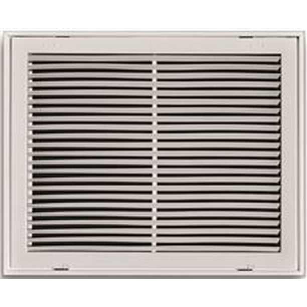 Truaire Aluminum Fixed Bar Return Air Filter Grille, 12 In. X 12 In