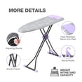 thumbnail image 4 of KK KINGRACK Ironing Board, Iron Board Full Size with Hanger & Rotating Nonslip Feet, 7 Level Height Adjustable, 43x13 in, Gray, 4 of 9
