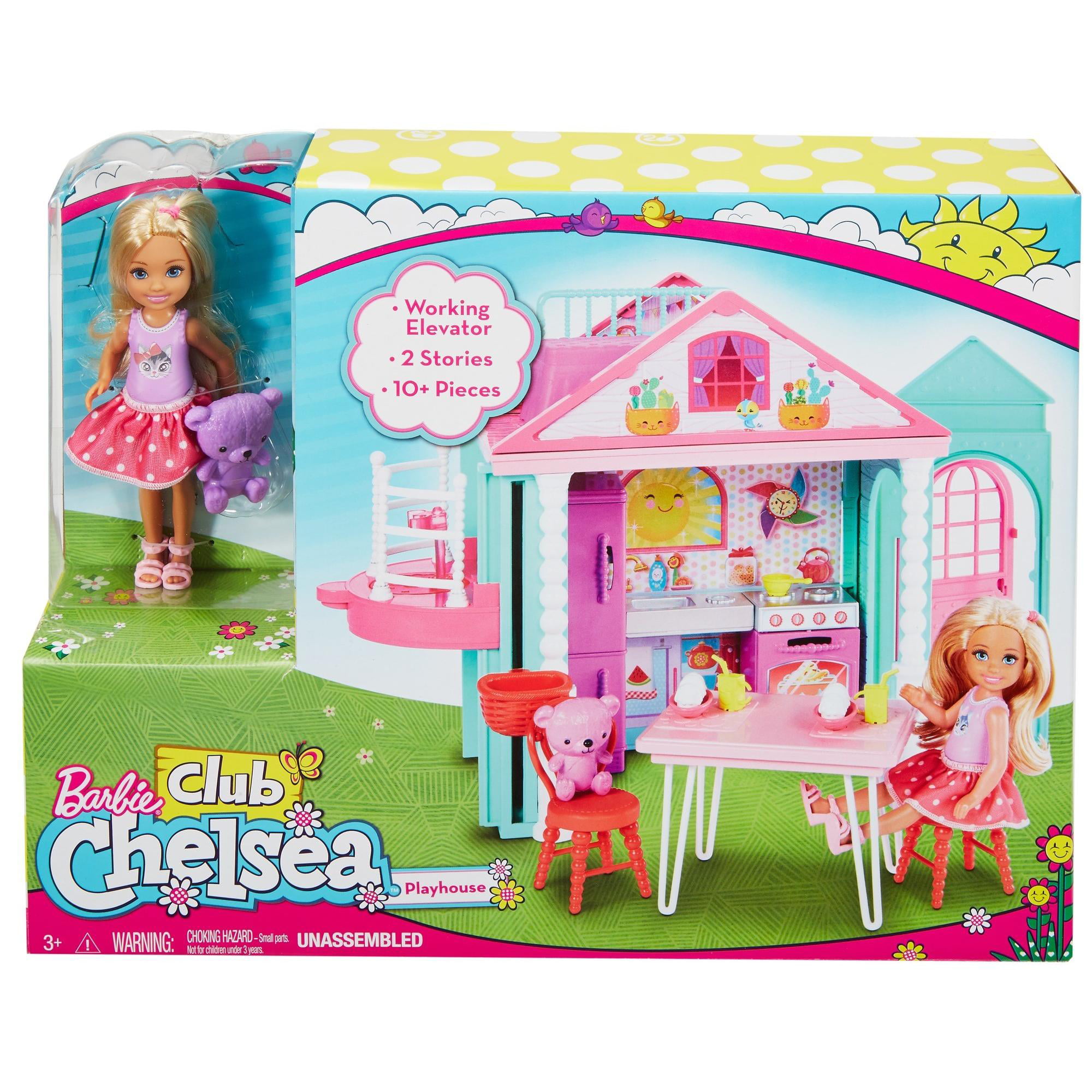 barbie club chelsea playhouse playset