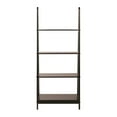 thumbnail image 4 of 58.4" Avalon A Frame Shelf Espresso Brown: Modern 4-Tier Ladder Bookcase", 4 of 7