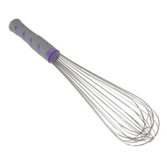 Vollrath Whip,14 in L,Purple Handle 47004