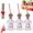 3pcs, variant on Reusable Tequila Bottle with Straw, 13oz Acrylic Patron Cups Empty for Drinks, 375ml Clear Shot Mini Plasti Bottles, Champagne Bottles Party Gifts for Champagne, Wine, Alcohol, Tequila