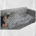 thumbnail image 6 of Floral Soft Flannel Fleece Blanket, Blue Cornflowers and Leaves Old Fashioned Natural Design with Ornate Garden Plants, Cozy Plush for Indoor and Outdoor Use, 50" x 70", Multicolor, by Ambesonne, 6 of 6