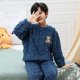 thumbnail image 1 of Conjunto de pijamas de franela para Niños y Niñas Grandes, ropa de dormir de manga larga y cálida, con bonito Animal, para Otoño e Invierno, 1 of 4