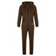 thumbnail image 4 of Mono de hombre de moda de color sólido con capucha, cremallera larga, bolsillo, mono informal, pantalones, pijama de poliéster para hombre, 4 of 6