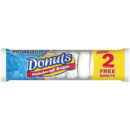 donuts powdered baird mrs food oz sugar