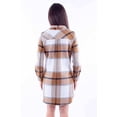 thumbnail image 2 of Scully Leather Honey Creek Camel Plaid Flannel Shirt-Dress, 2 of 2