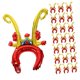 thumbnail image 1 of 50 Uds. Sombrero de globo para fiesta, decoraciones para fiesta, diadema inflable de dibujos animados, diademas novedosas, diadema de dibujos animados, 1 of 5