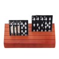 thumbnail image 2 of Playing Card Holder for Kids Hands-Free Wood Holder Racks Tray, 2 of 5