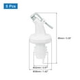 thumbnail image 2 of Olive Oil Spouts, 5Pcs Oil Vinegar Bottle Stopper Spout for 7/8" Bottle Mouth (Blue), 2 of 6