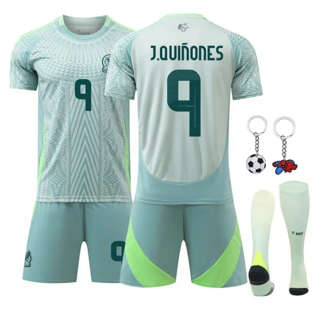 J.Quinones 9 Mexique Maillot de Soccer Extérieur Kits