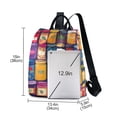 thumbnail image 3 of FORMRS Women's Travel Backpack Purse Anti-Theft Hidden Pockets Casual Shoulder Bag, Blue Jam, 3 of 7