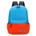 thumbnail image 2 of ibiyuan School Backpack Teens Padded Book Bag with Large Pockets Geometric Back To School Work / Office / Commute,M,Sky Blue, 2 of 3