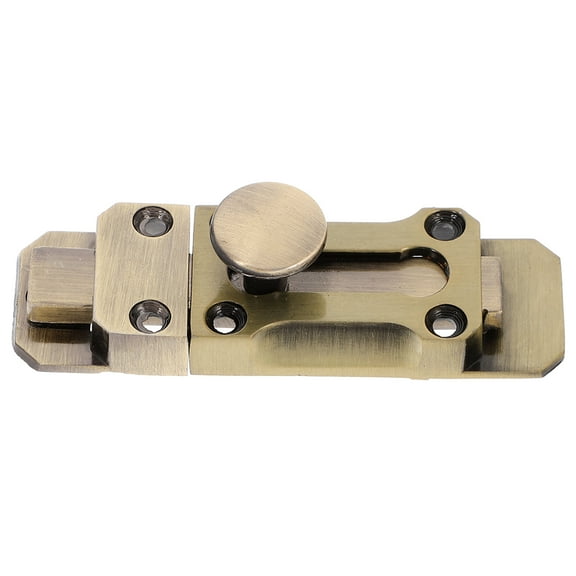 Hemoton Heavy Duty Door Latch Sliding Door Security Locks for French Doors Zinc Alloy Bolt Latch for Bathroom and Patio Barn Doors