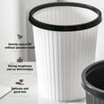 Trash Can Household Lidless Pressure Ring Paper Basket,Small Trash Can