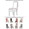 thumbnail image 5 of Chair Slipcover, AUCHEN Stretch Printed Patterns Dining Chair Cover Set of 2, Parsons Chair Protector Cover for Dining Room, Furniture Protector Cover for Restaurant Hotel Ceremony (Brown Pattern 1), 5 of 9