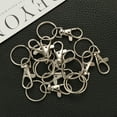 thumbnail image 4 of 20 Sets Silver Lobster Swivel Clip for Outdoor Activities 37.8mm, 4 of 9